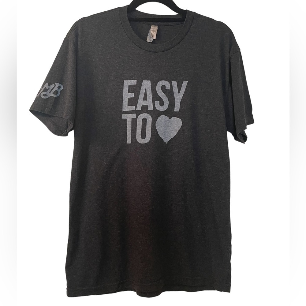 Next Level Apparel “Easy to love” woman’s T-shirt,‎ size small